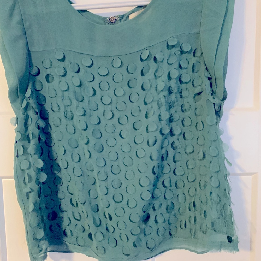Greylin Crop Blouse